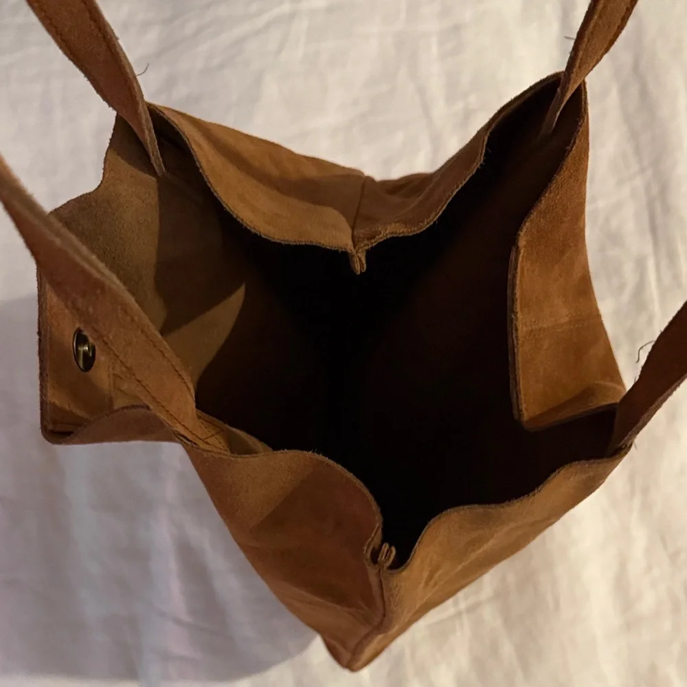 Brown Leather Tote Bag - Picture 3 of 4